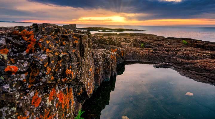 Black Rocks at Sunset