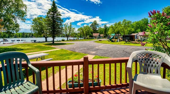 View of Farmer Lake from Cottage 7b deck