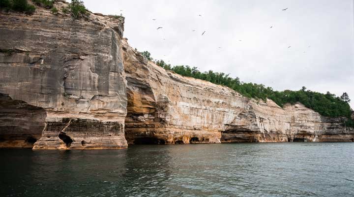 View of Pictured Rocks